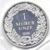 1 Unze Silber Helvetia 1998 39 mm PP