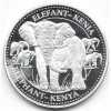 1 Unze Silbermünze Elefant-Kenia