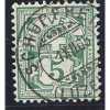 65B Ziffermarken 5 Rp grün RLP Zentrumstempel 1.12.1905...