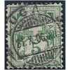 82 Ziffermarken 5 Rp grün Zentrumstempel 21.10.1906 Lugano