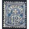 84 Ziffermarken 12 Rp blau Zentrumstempel 12.10.1908...