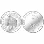 20.- Silbermünze Schloss Chillon 2004 Ag 0.835  PP Auflage 6000